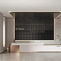 Modern Front Desk 3d model