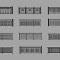 Various Fence Design Styles With Decorative Panels And Horizontal Slats