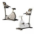 Modern Indoor Spin Bikes With Digital Display Screens And Adjustable Seats For Fitness Sports Equipment
