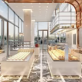 Modern Bakery Storefront With Large Glass Panels G TYME Signage And Transparent Design