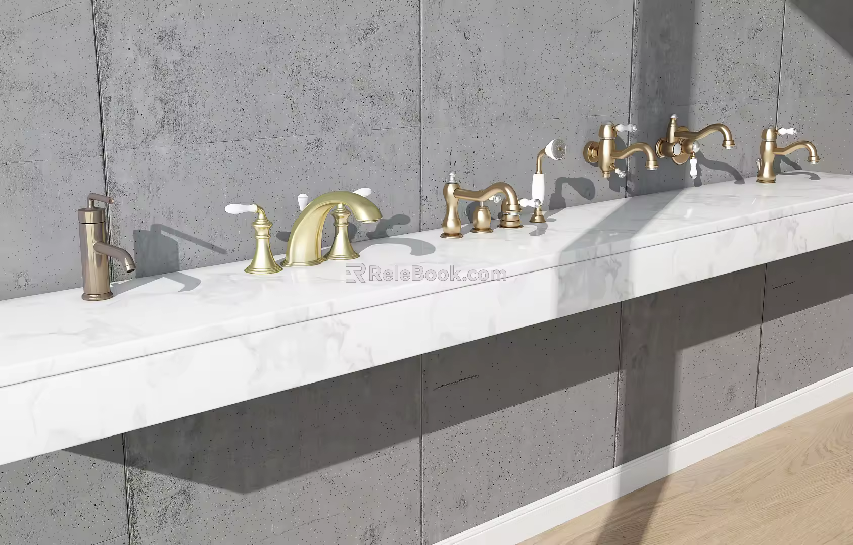 European-style faucet 3d model