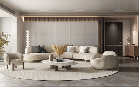 The Silent Living Room 3d model