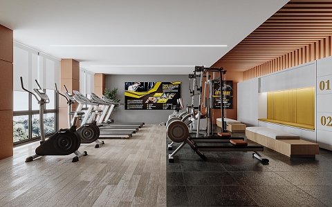 Gym 3d model