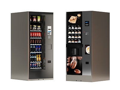 Shopping Mall Vending Machine Beverage Vending Machine Coffee Vending Machine Coffee Machine 3d model