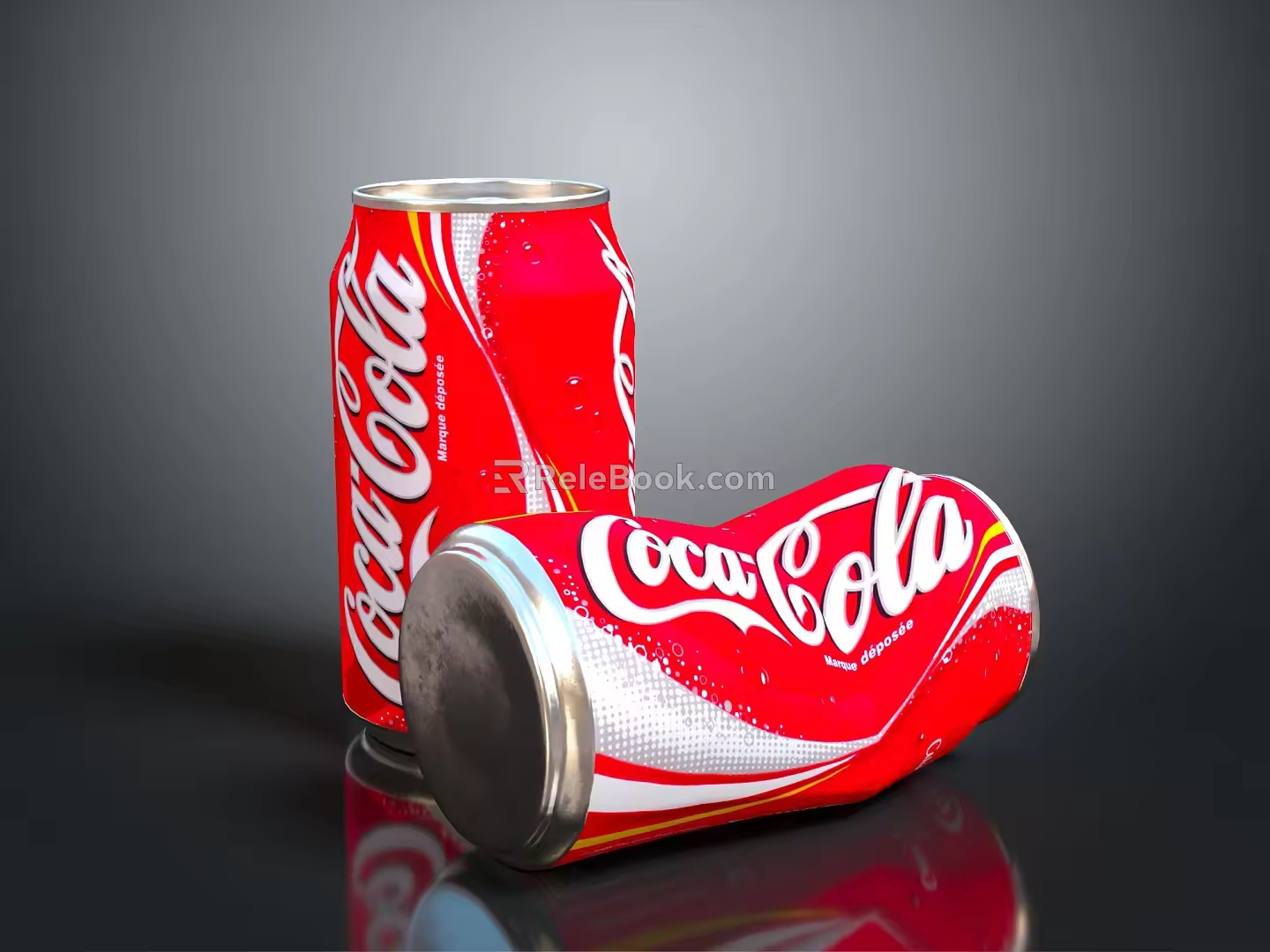 Modern Coca-Cola Beverage 3d model