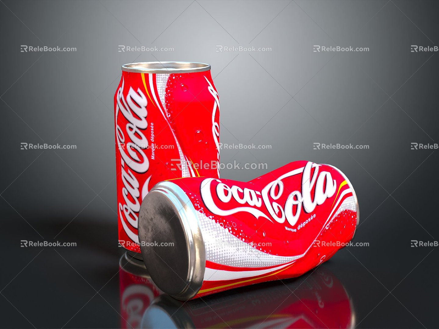 Modern Coca-Cola Beverage 3d model