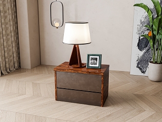 Bedside table 3d model