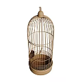 Decorative Birdcage Ornament Set With Various Designs And Styles For Home