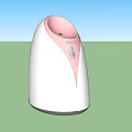 Modern White And Pink Household Humidifier With Sleek Design For Home Use