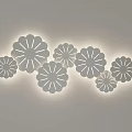 Flower Shaped Decorative Lights Wall Mounted with Soft Glow and Elegant Design