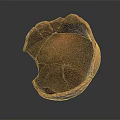Handmade Ceramic Decorative Bowl Featuring Cracked Texture And Brown Finish For Home Furniture