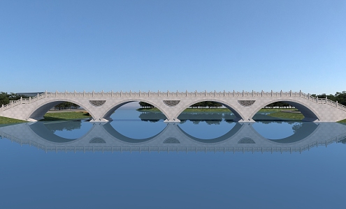 Chinese Bridge 3d model