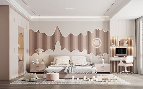 Modern Children's Room 3d model