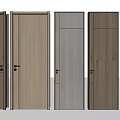 Modern Wooden Hinged Doors With Diverse Designs And Natural Wood Tones
