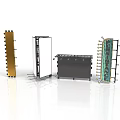 Electronic Components Display With Connectors Circuit Boards And Interface Modules