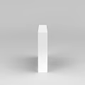 Technology Exhibition Hall Display Cabinet With White Carved Design And Open Shelf For Exhibits