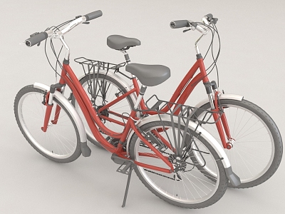 Bicycles Non-motorized vehicles 3d model