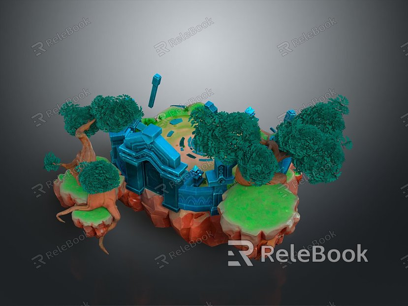 Game Environment Game Scene Fairy Tale Scene Fairy Tale Magic Scene Magic Item Fantasy Scene model