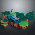 Game Environment Game Scene Fairy Tale Scene Fairy Tale Magic Scene Magic Item Fantasy Scene 3d model