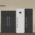 Pelform Modern Refrigerators With Different Door Styles And Sleek Metallic Finish