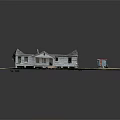 Old Wooden House with Weathered Wood Roof Porch Chimney and Overgrown Grass