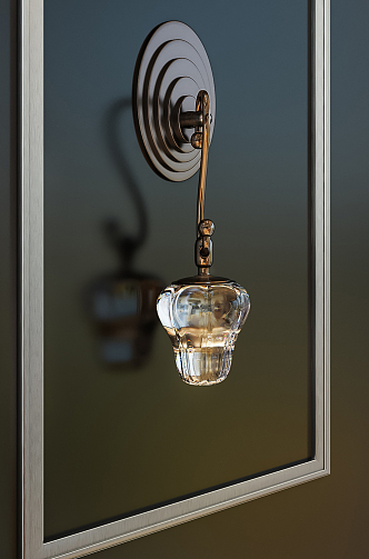 Post-modern wall lamp 3d model