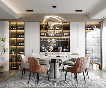Modern Restaurant 3d model