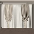 Elegant Sheer Curtains For Window With Light Color And Tiebacks In Room Interior