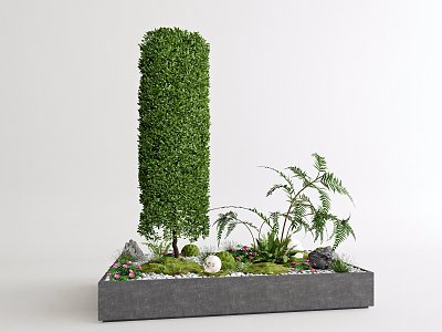 Modern Landscape Sketches Plant Landscape Bonsai Flower Blossom Flowers and Plants Shrubs Green Plants Indoor Plants Landscaping 3d model