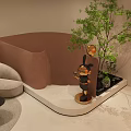 Warm Minimalist Beauty Salon Reception Area With Soft Earthy Tones And Stylish Elegant Interior Design