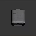 Modern Toon Washing Machine Black Sleek Design with Digital Display LED Lights and Smart Features