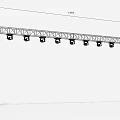 Heavy Duty Stage Lighting Truss System With Metal Structure And Multiple Lights