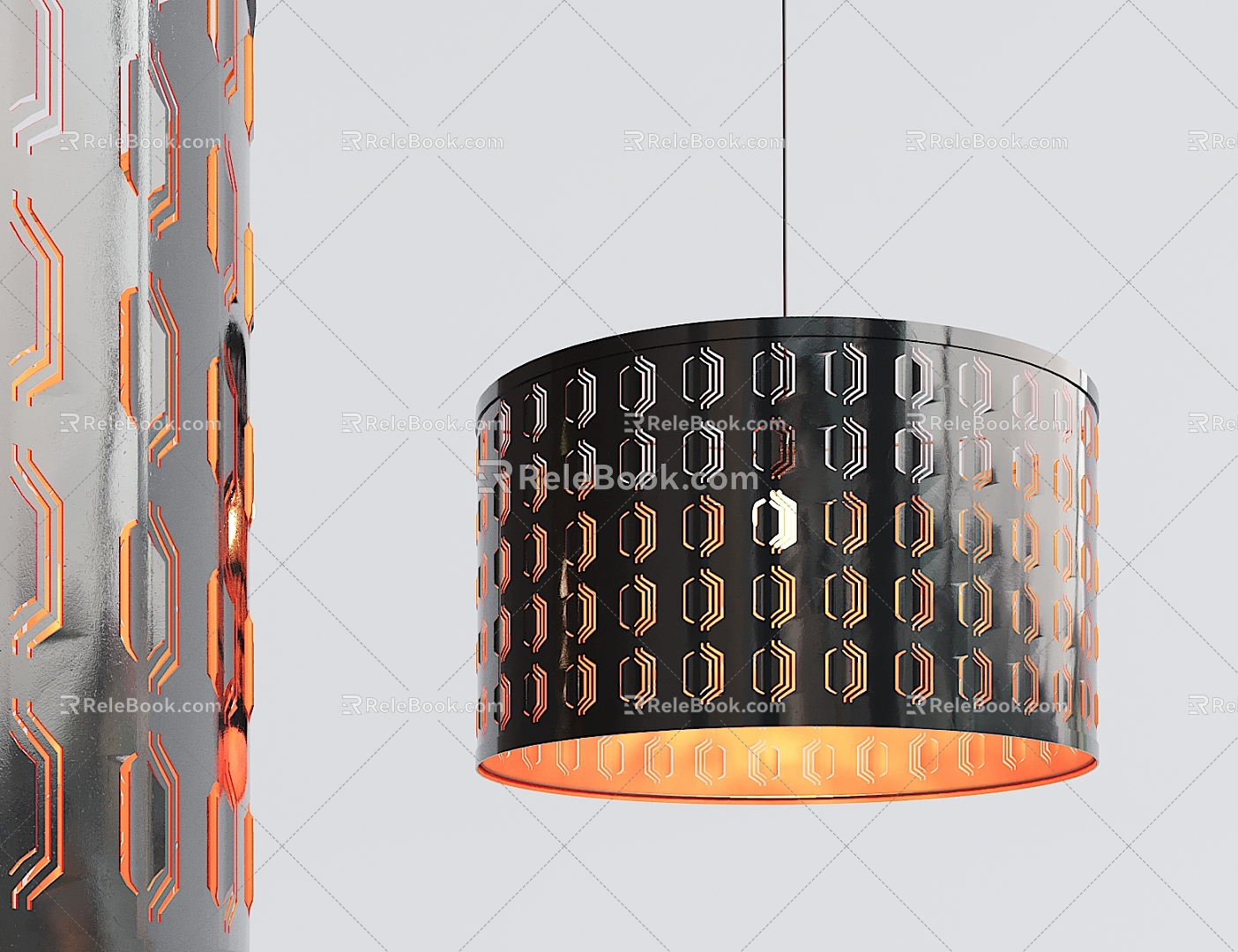 Modern Chandelier Paint Chandelier 3d model