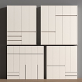 Modern wardrobe 3d model