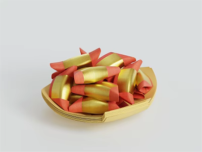 Modern Paper Yuanbao Money Paper 3d model Modern Paper Yuanbao Money Paper 3d model