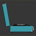 Crosley Portable Blue Turntable Electronic Appliance With Vinyl Record Playing Function
