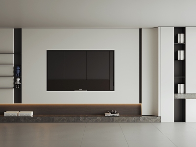 TV background wall model