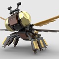 LEGO toy building blocks insect bee 3d model