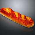 Freshly Baked Garlic Bread Topped With Red Sauce And Shiny Surface