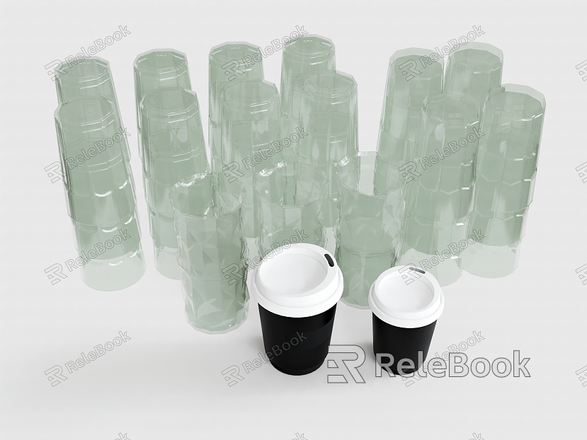 Cup Mug Glass Cup Tea Cup model