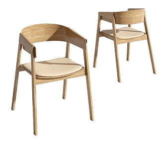 Muuto Dining Chair 3d model