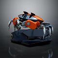 Modern Robot Mechanical Crab Machine Crab Robot 3d model