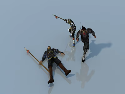 Ornaments scene 3d model