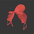 High Quality Sports Equipment Leather Saddle in Red and Brown with Metal Fittings