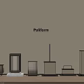 Poliform Outdoor Lights with Modern Design and Stylish Varieties for Exterior Use
