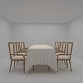 Comfortable Leisure Chairs With Wooden Frame And Beige Cushion In White Room Setting
