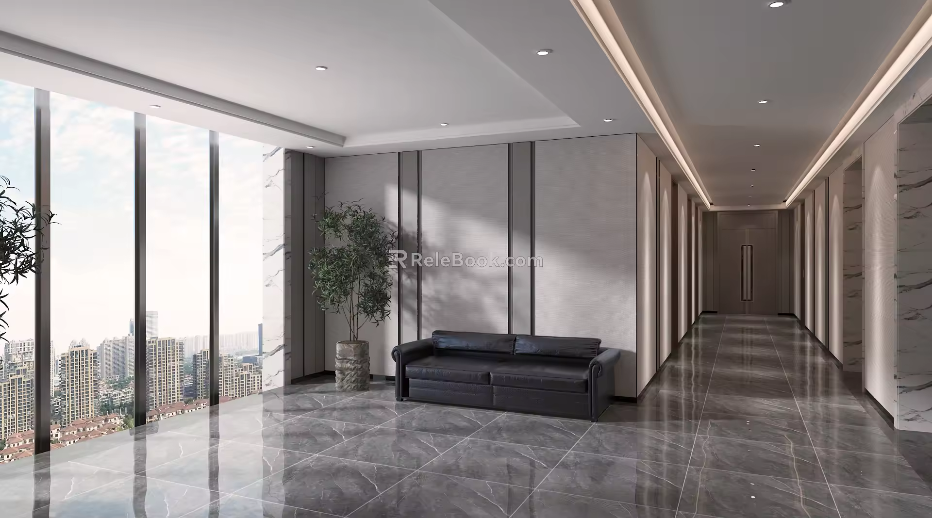 The Modern Corridor 3d model