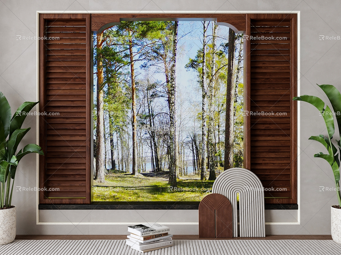 American shutters 3d model