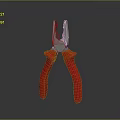 High Quality Red Handle Pliers Professional Hardware Tool For Home Repair And Workshop Use