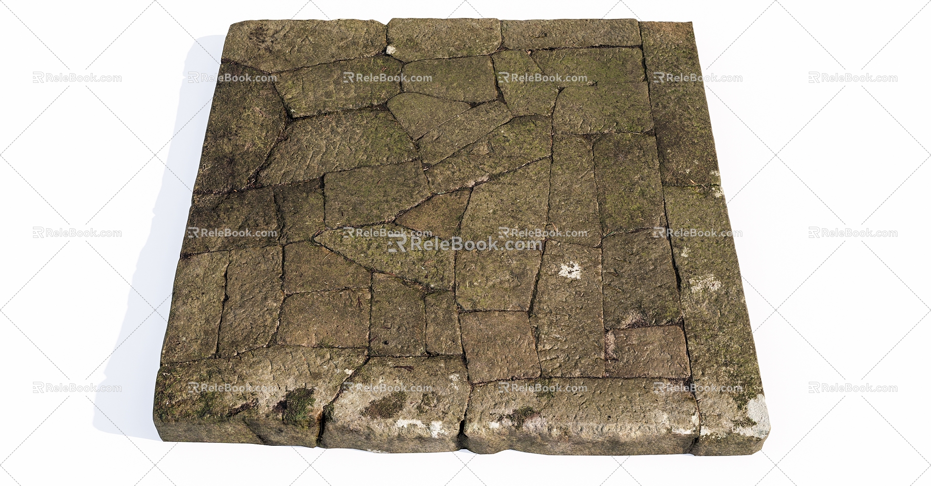 Modern Ground Stone Ground 3d model